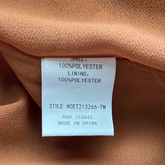 Melloday Anthropologie Women Peasant Top Sheer Floral Boho Western Large G342 - Picture 9 of 10